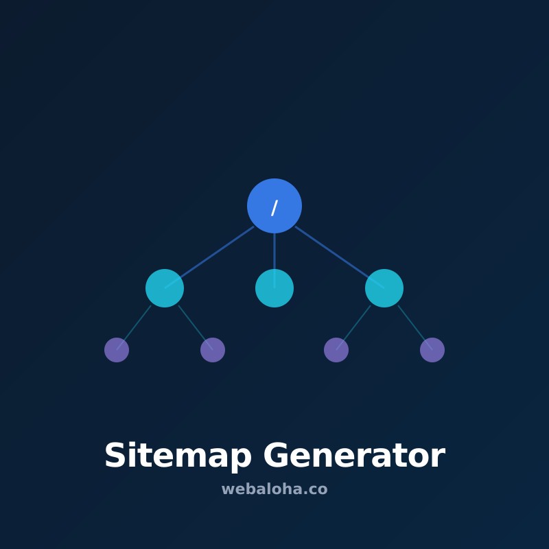 XML Sitemap Generator Tool Online