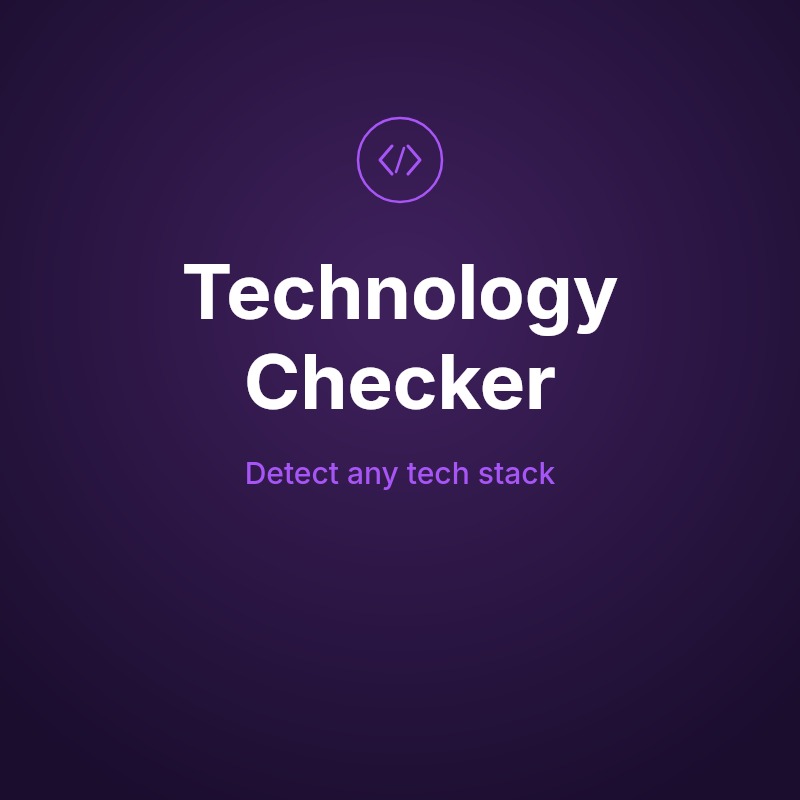 Website Technology Checker Tool Online